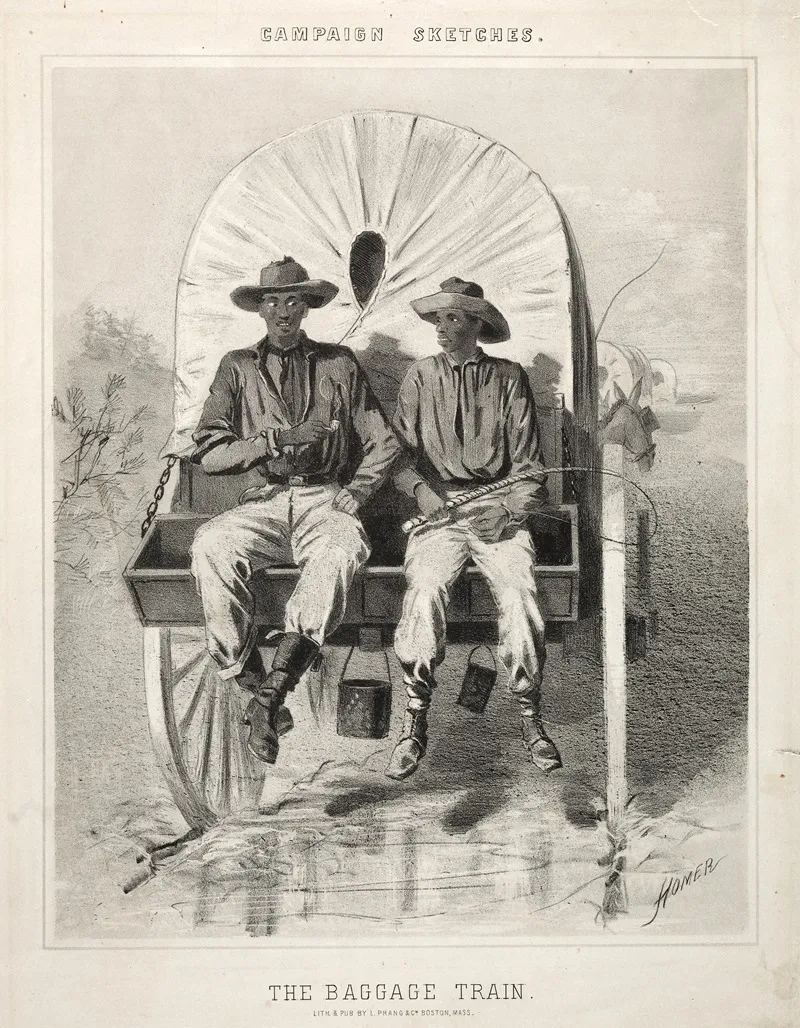 Campaign Sketches The Baggage Train