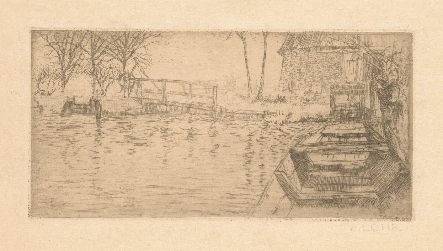 Canal 2 by Johannes Löhr - Canvas Print