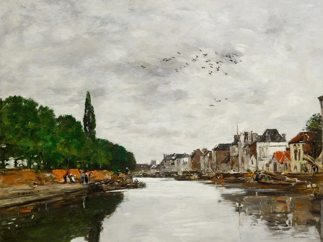Canal Aux Environs De Bruxelles