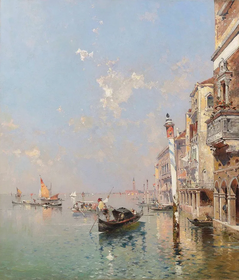 Canale Della Giudecca In Venedig