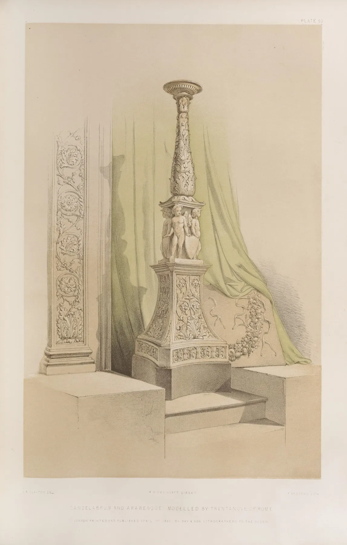Candelabrum And Arabesque
