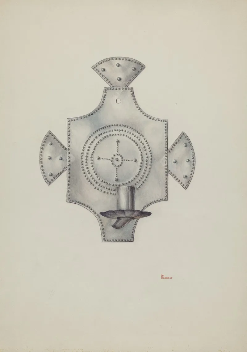 Candleholder Candelero Cut Tin 2