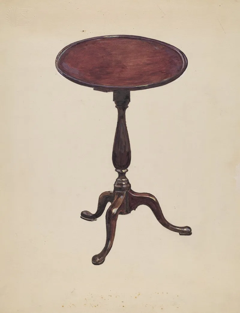 Candlestand 7 by Max Schwartz - Canvas Print