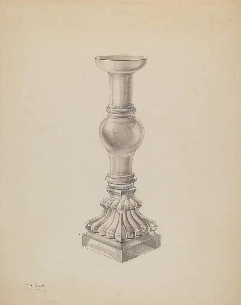 Candlestick 21 by Charles Caseau - Canvas Print
