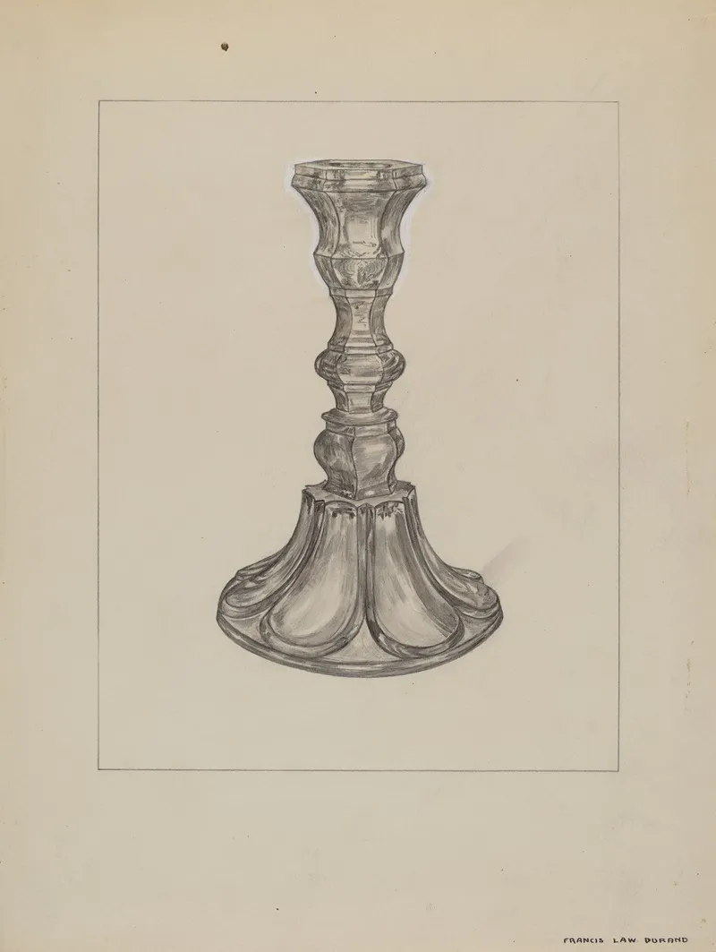 Candlestick 35 by Francis Law Durand - Canvas Print