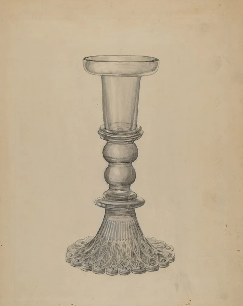 Candlestick 83 by John Dana - Canvas Print