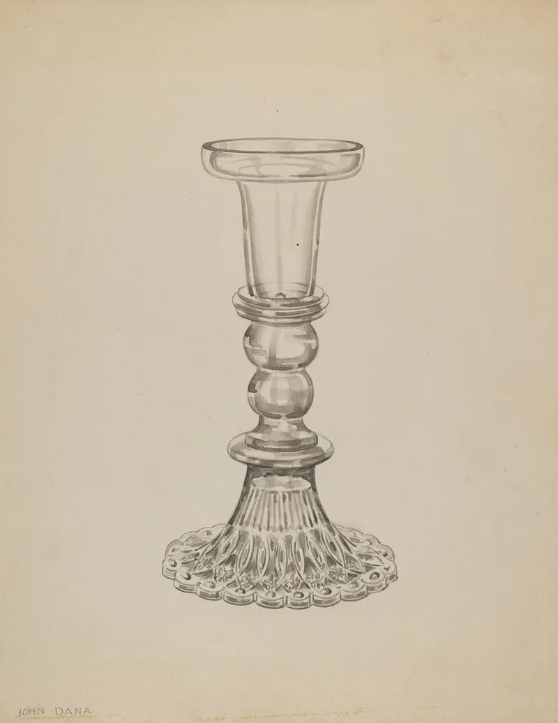 Candlestick 84 by John Dana - Canvas Print