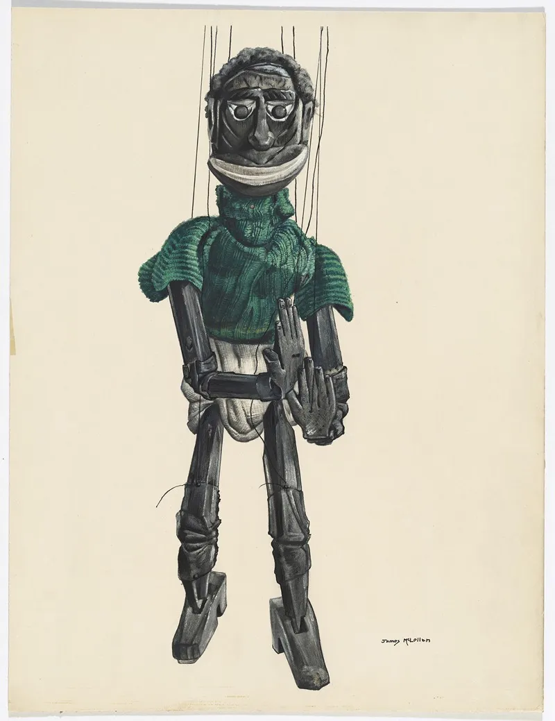 Cannibal Marionette by James McLellan - Canvas Print