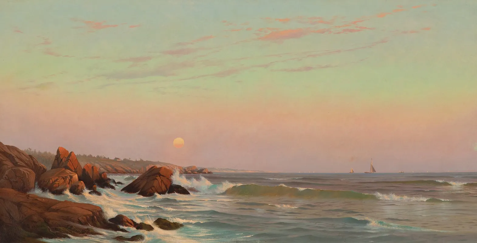 Cape Ann by Francis Augustus Silva - Canvas Print