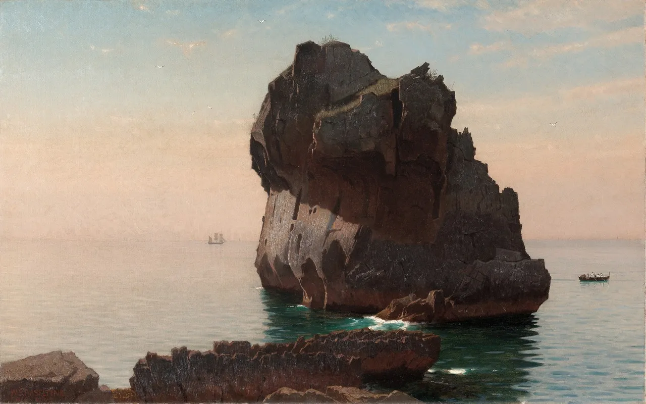 Capri by William Stanley Haseltine - Canvas Print