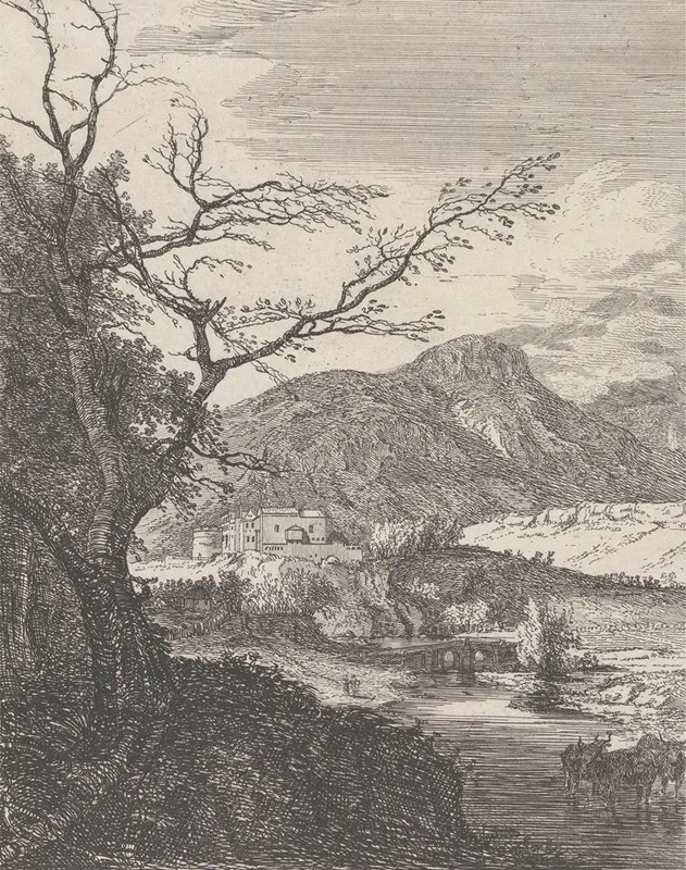 Capriccio With Edinburgh Castle And Arthurs Seat