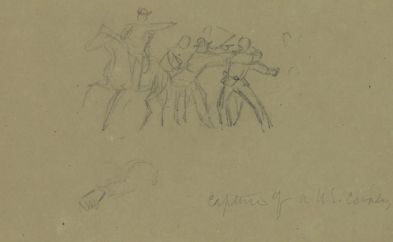 Capture Of A U S Cavalry