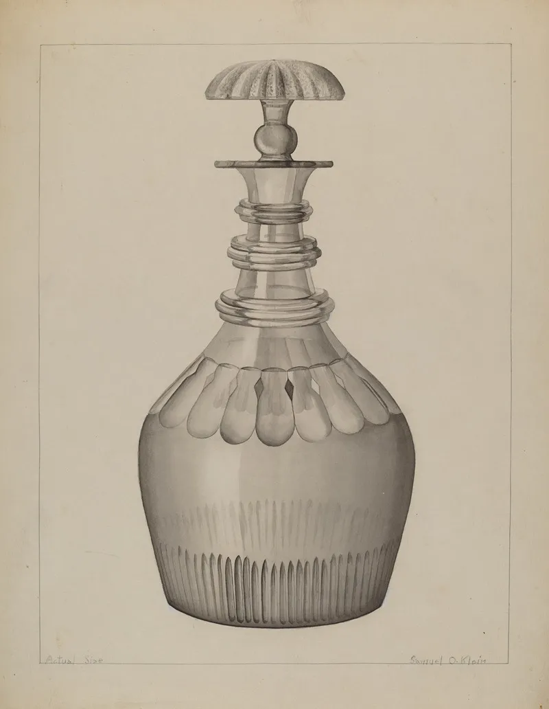 Carafe 2 by Samuel O. Klein - Canvas Print