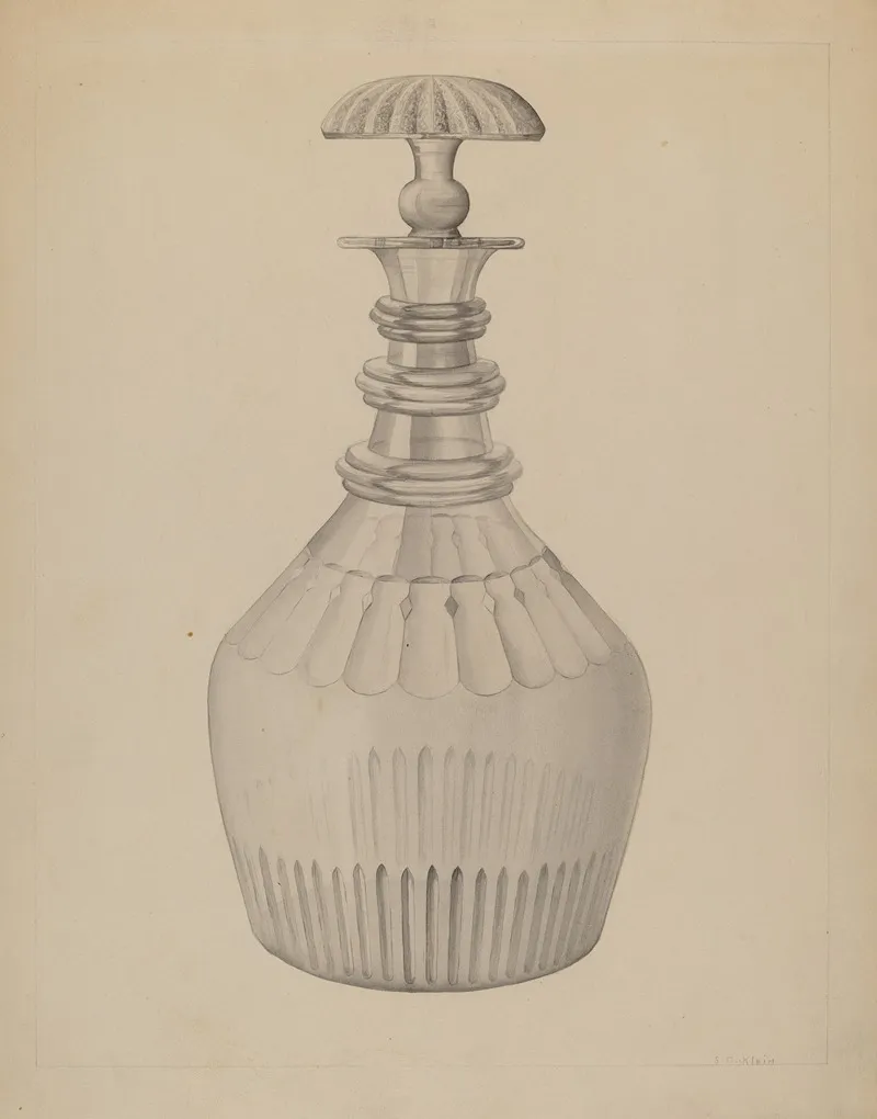 Carafe 3 by Samuel O. Klein - Canvas Print