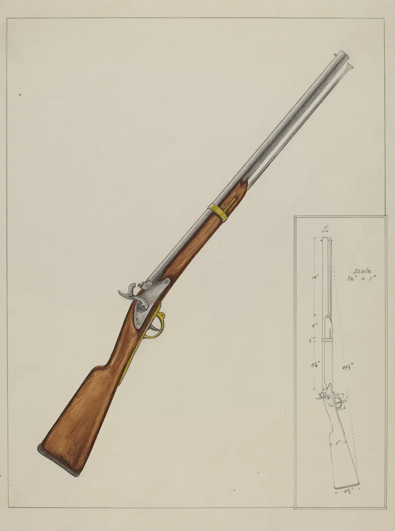 Carbine Gun by George Fairbanks - Canvas Print