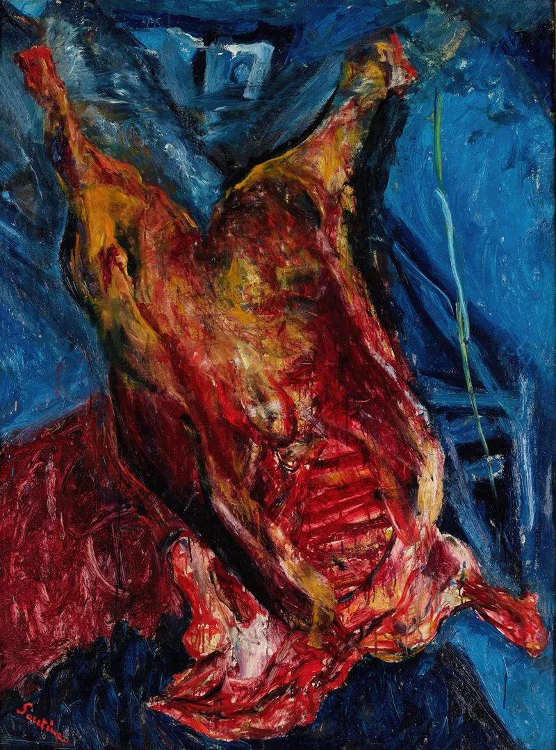 Carcass Of Beef by Chaïm Soutine - Canvas Print