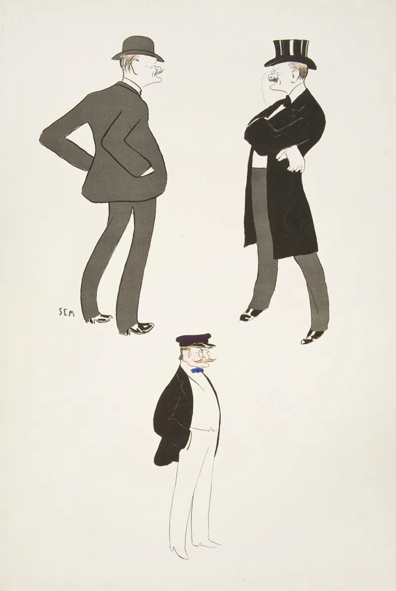 Caricatures Of Three Men 2