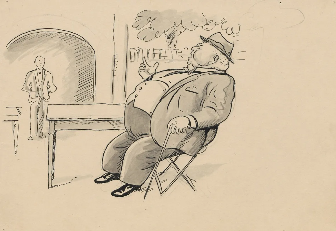 Carl Gandrup Is Sitting At A Table In Groften In Tivoli And Is About To Place His Order With The Waiter