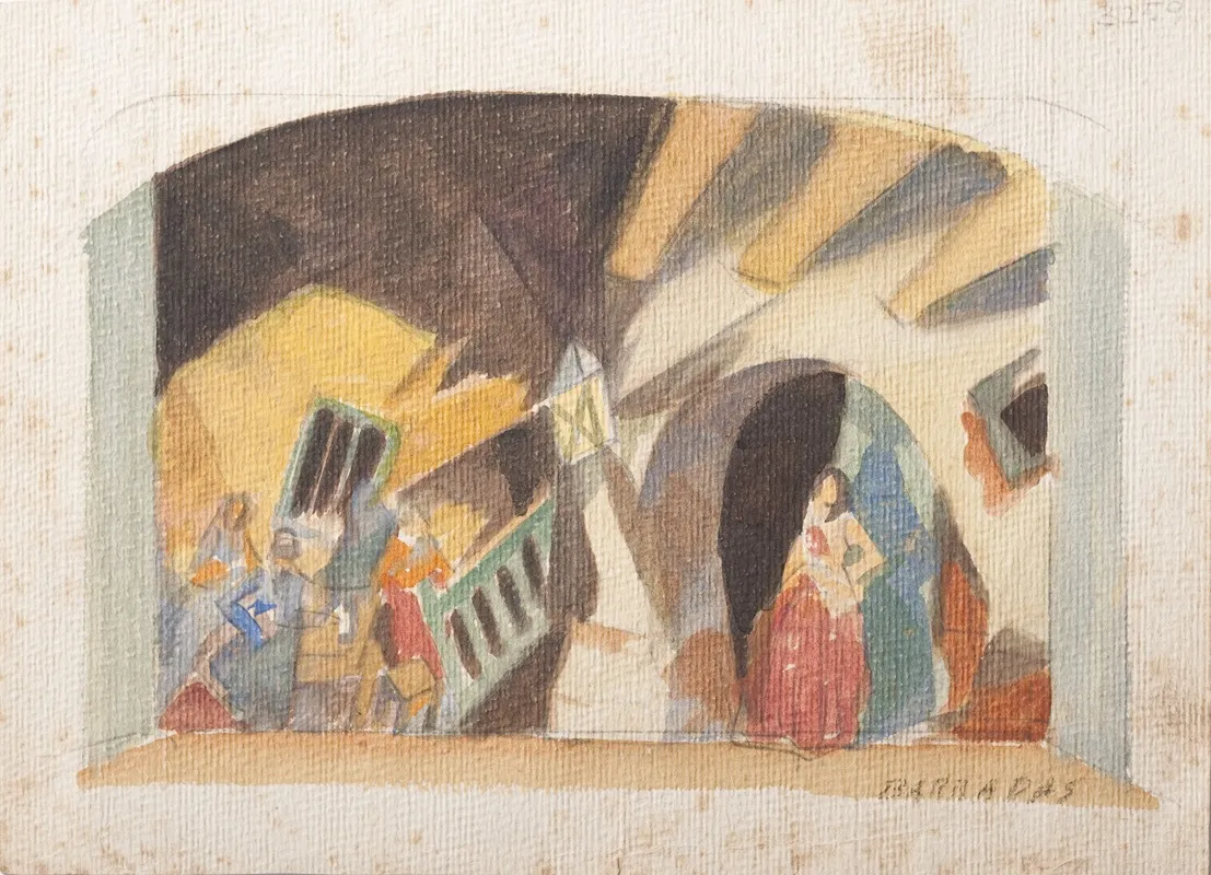 Carpa by Rafael Barradas - Canvas Print