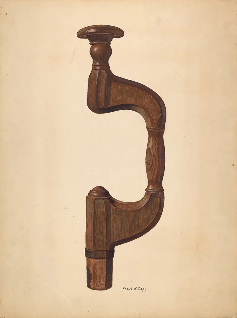 Carpenters Brace by Frank Gray - Canvas Print