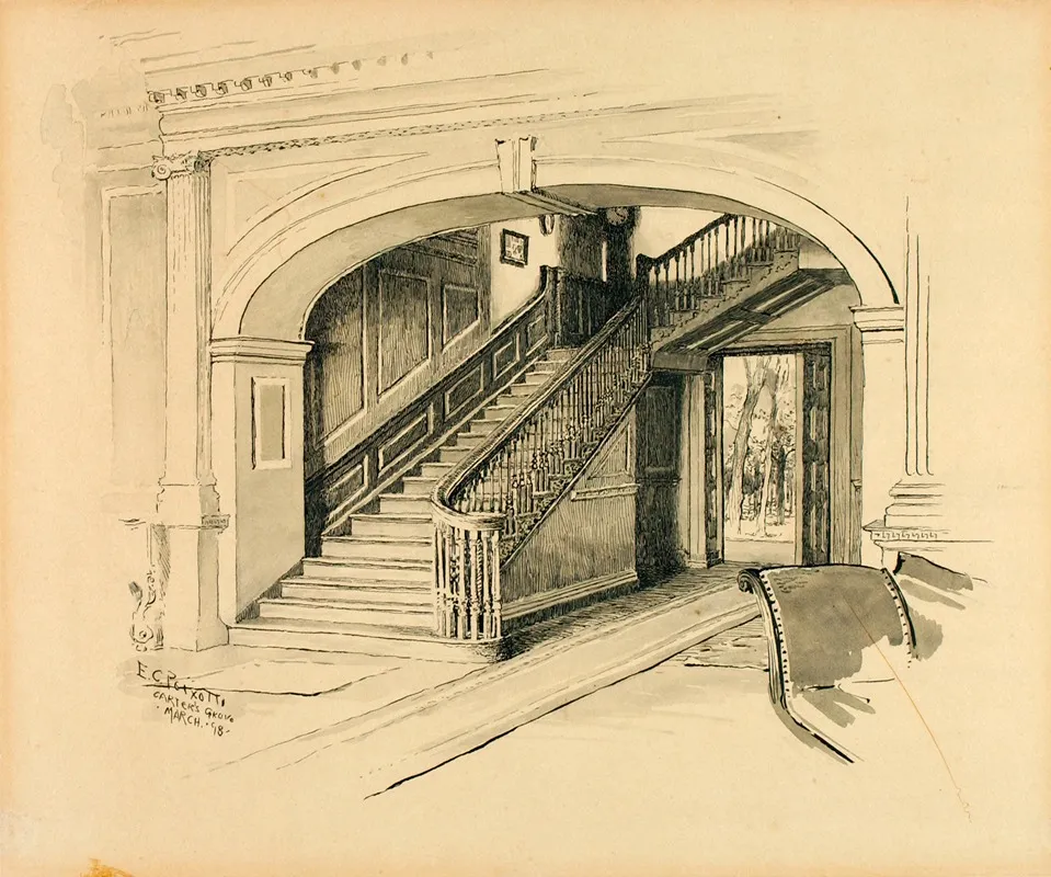 Carters Grove by Ernest Peixotto - Canvas Print