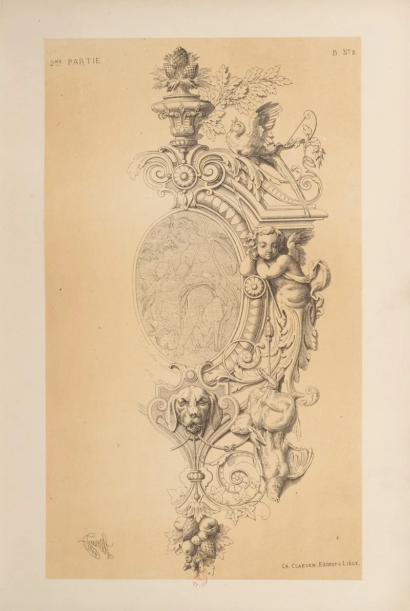 Cartouche Formant Cadre