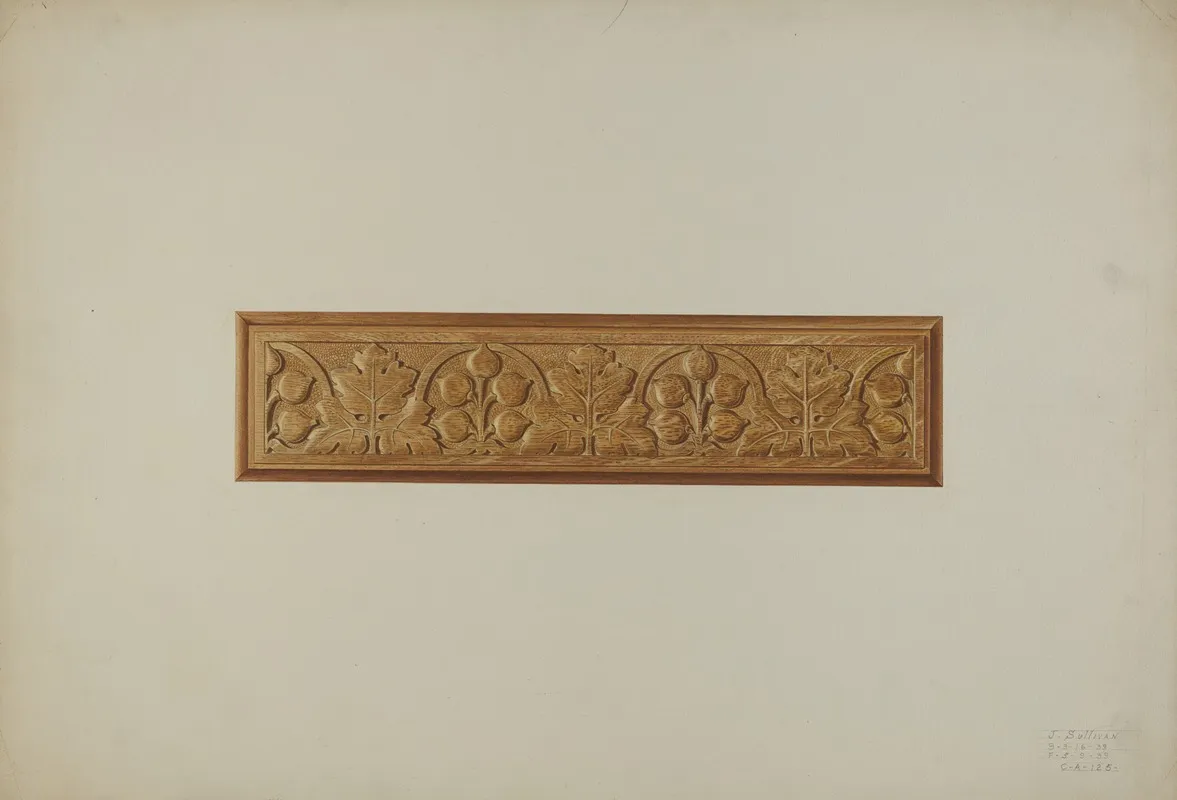 Carved Furniture Detail by John Sullivan - Canvas Print