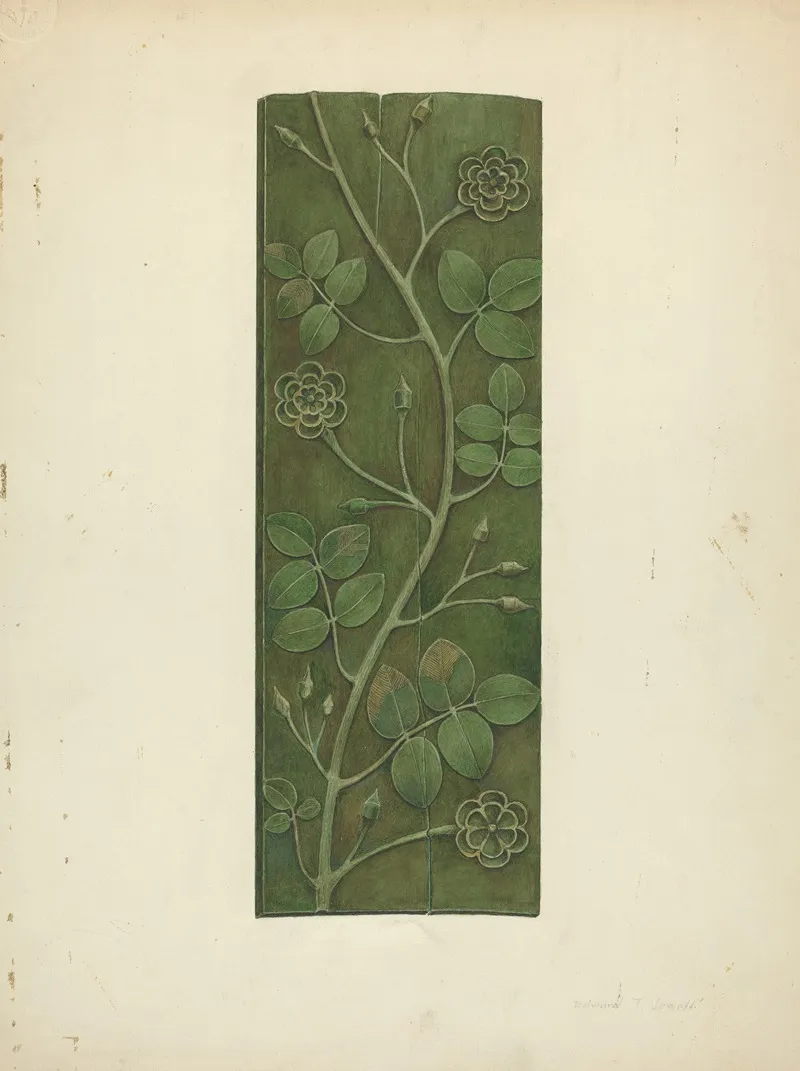 Carved Wood Panel 2