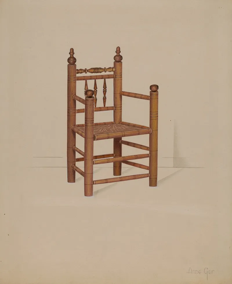 Carver Armchair by Anne Ger - Canvas Print