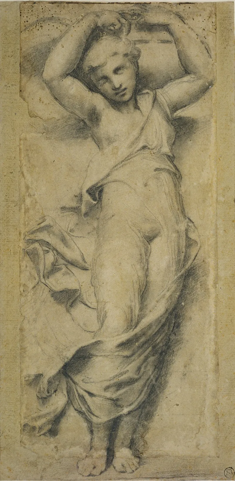 Caryatid 2 by Raphael - Canvas Print