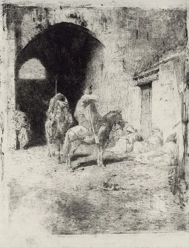 Casbah Guard In Tetouan