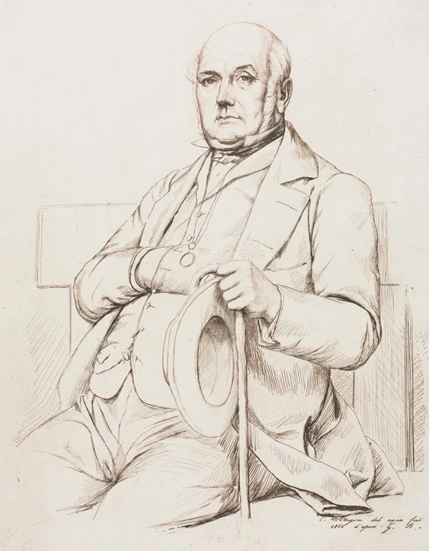 Casimir Le Conte After Boulanger by Charles Meryon - Canvas Print