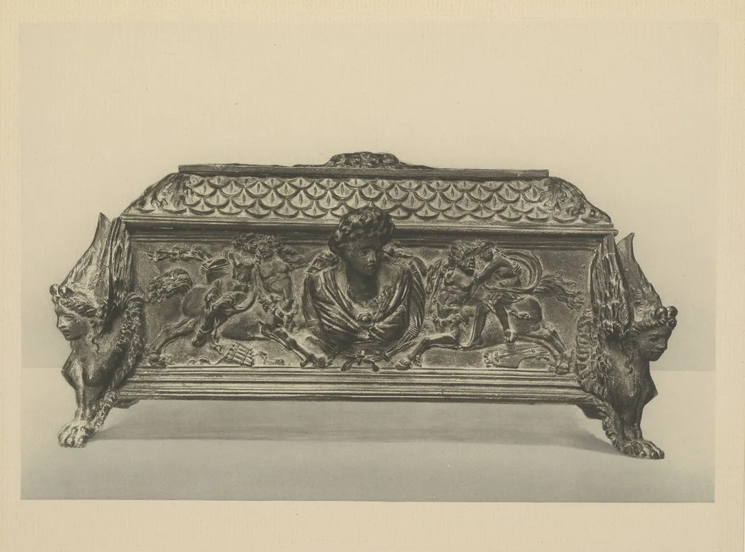 Casket As An Inkstand Xv Century Follower Of Donatello 2 by Wilhelm von Bode - Canvas Print