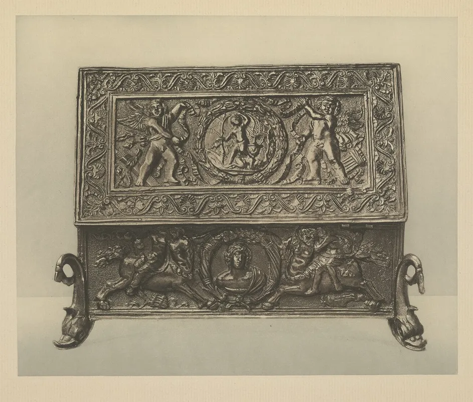 Casket As An Inkstand Xv Century Follower Of Donatello by Wilhelm von Bode - Canvas Print