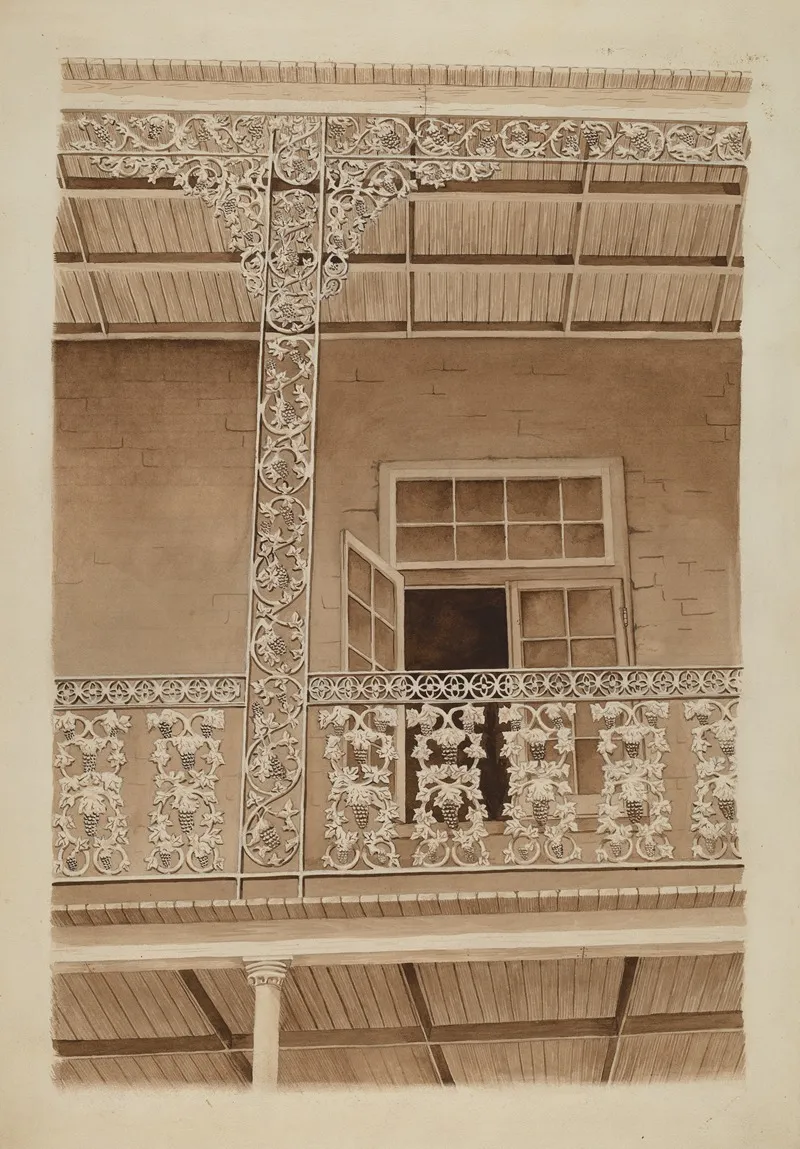 Cast Iron Balcony Rail 10