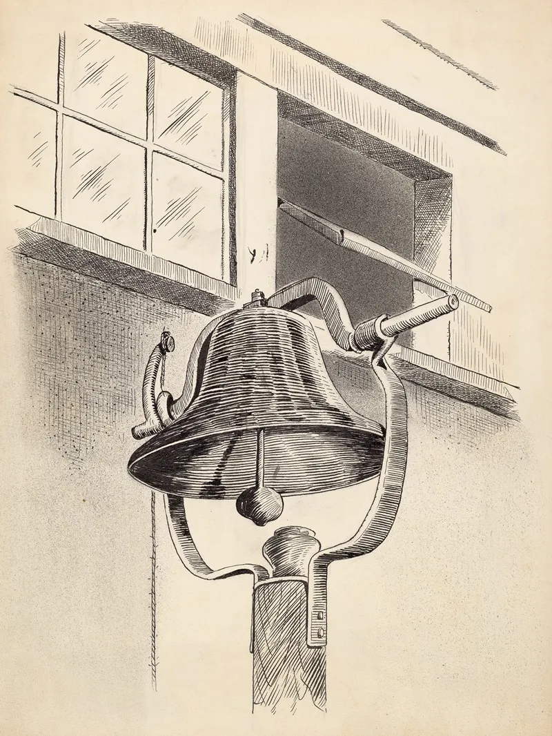 Cast Iron Bell by Arelia Arbo - Canvas Print