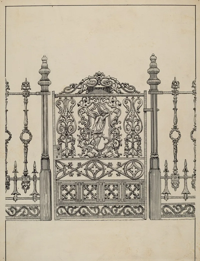 Cast Iron Gate 7