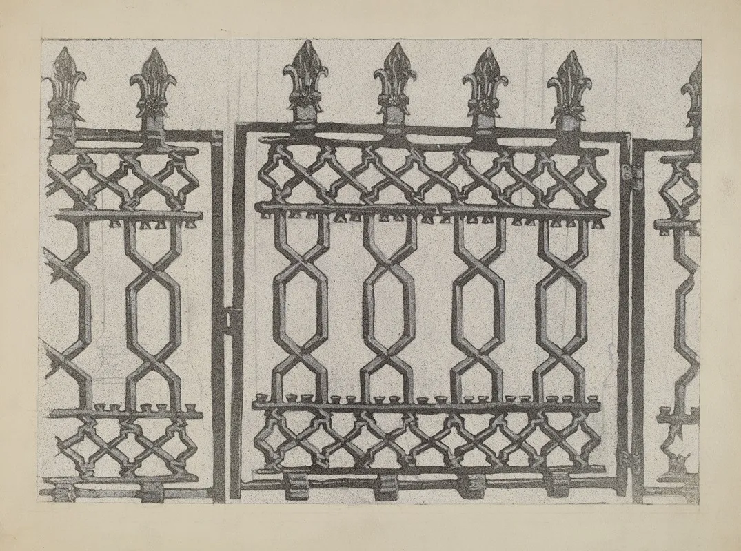 Cast Iron Rail And Gate