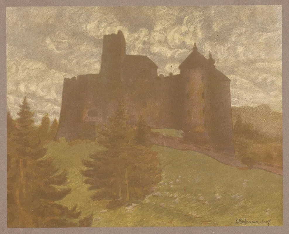 Castle 3 by Eugeniusz Ludwik Dąbrowa-Dąbrowski - Canvas Print