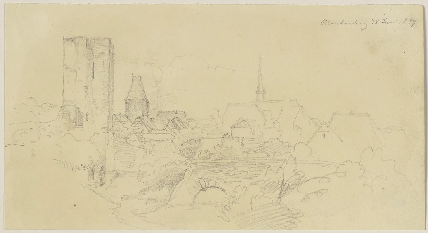 Castle And Town Of Blankenberg