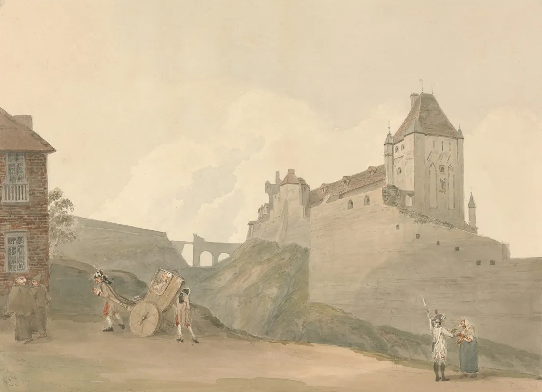 Castle At Dieppe Normandy
