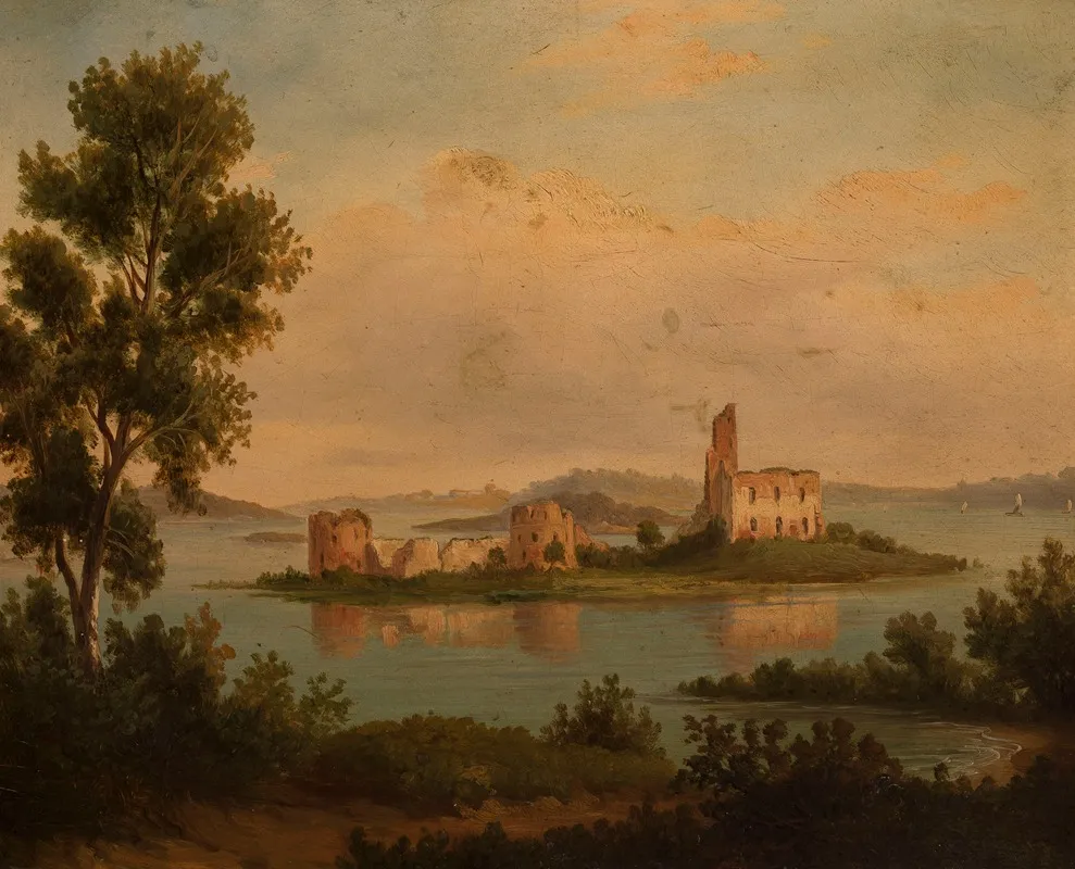 Castle In Trakai by Chrystian Breslauer - Canvas Print