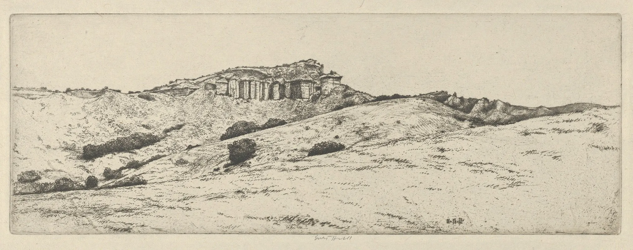 Castles And Hills by Ernest Haskell - Canvas Print