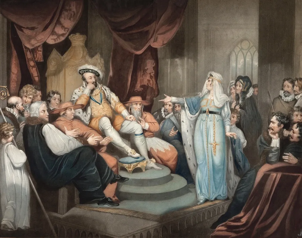 Catharine Of Aragon Pleading Her Cause