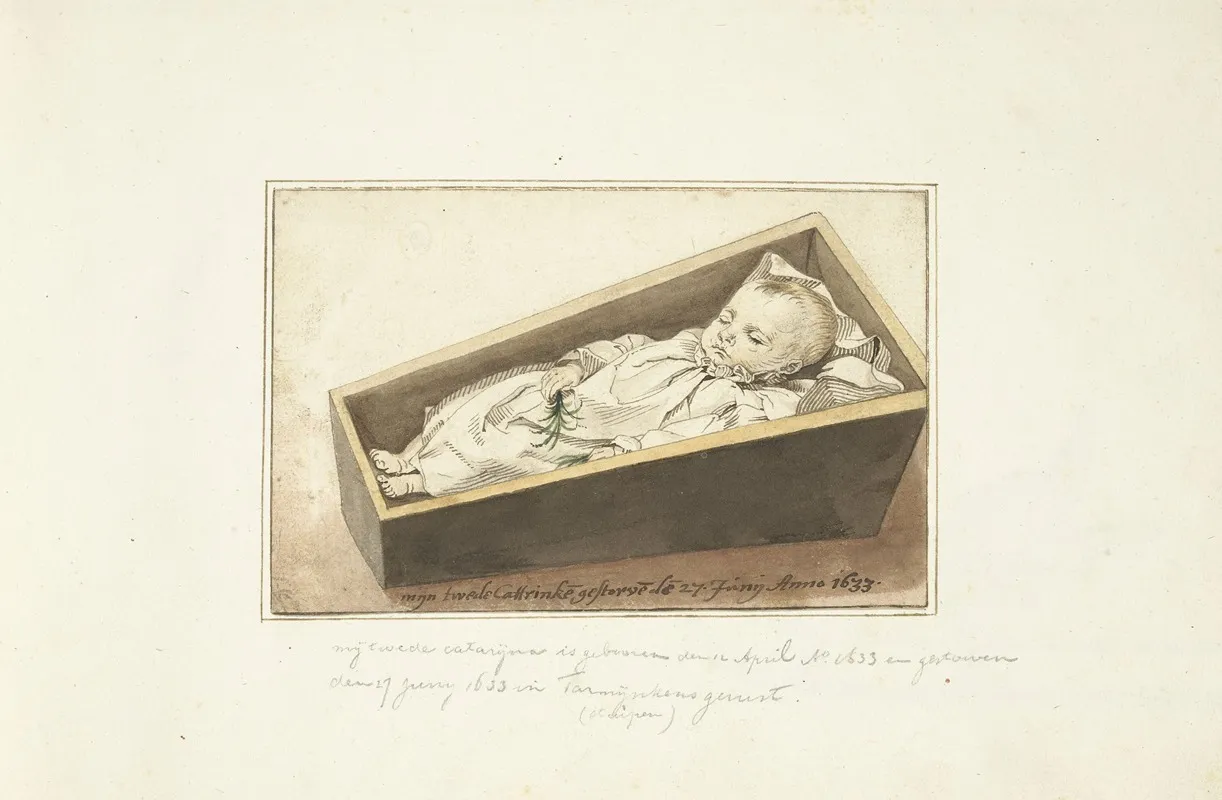 Catherina Ter Borch In Haar Doodskistje