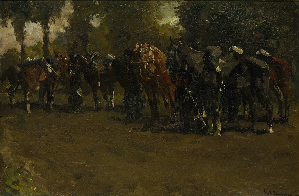 Cavalry At Repose