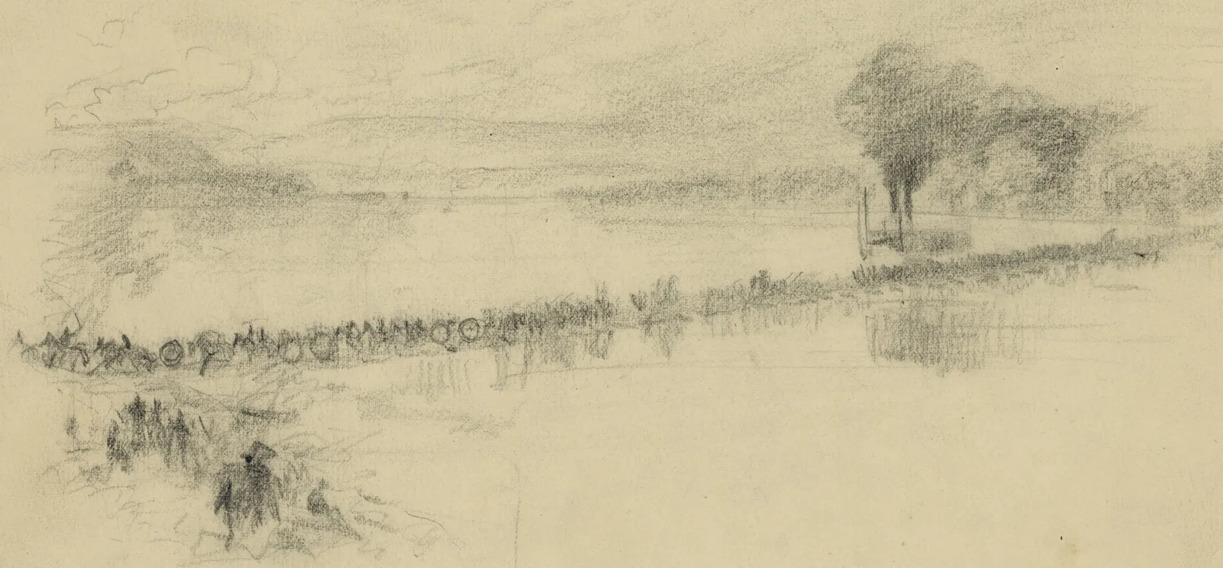 Cavalry Riding Across A Pontoon Bridge