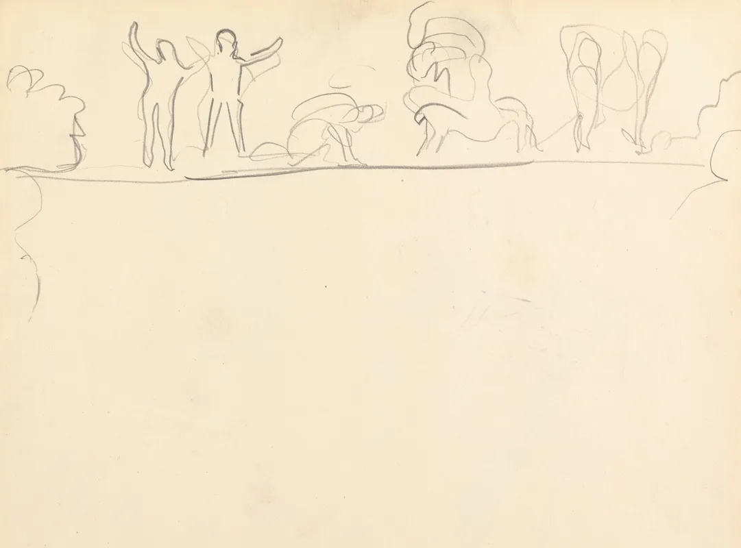 Cave Of The Golden Calf Figure Studies