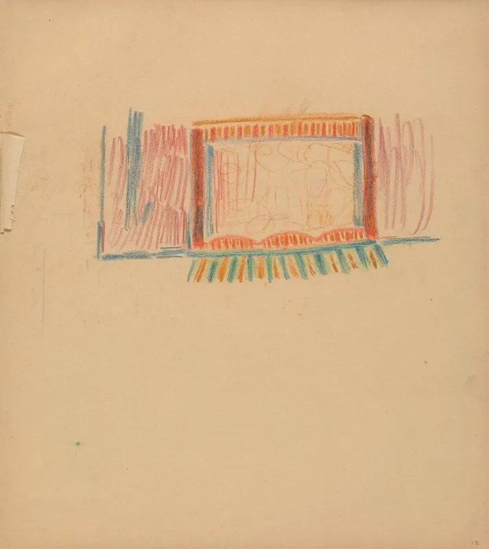 Cave Of The Golden Calf Study For Stage