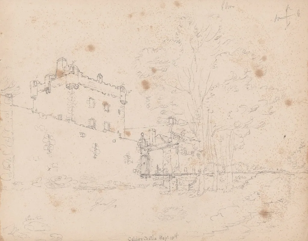 Cawdor Castle Scotland by James Moore - Canvas Print